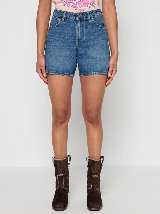 Foto van product Jeansshort Wrangler grijs