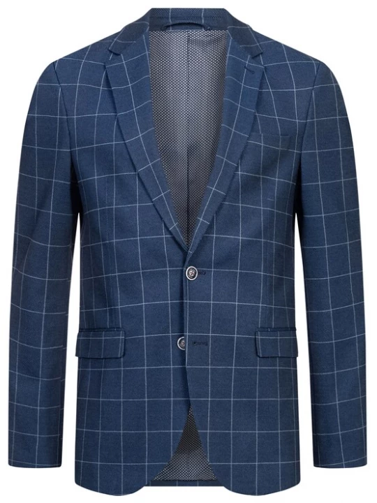 Foto van product JEFF Colbert 'Tate' blauw / grijs