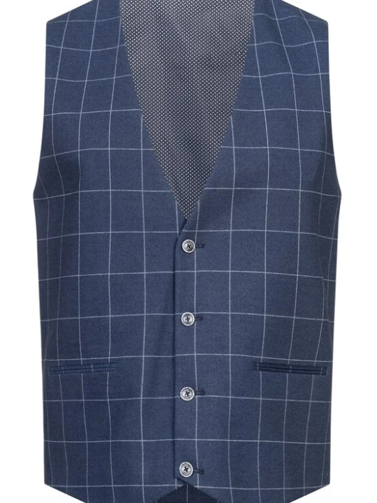 Foto van product JEFF Gilet 'JFTate' lichtblauw / donkerblauw