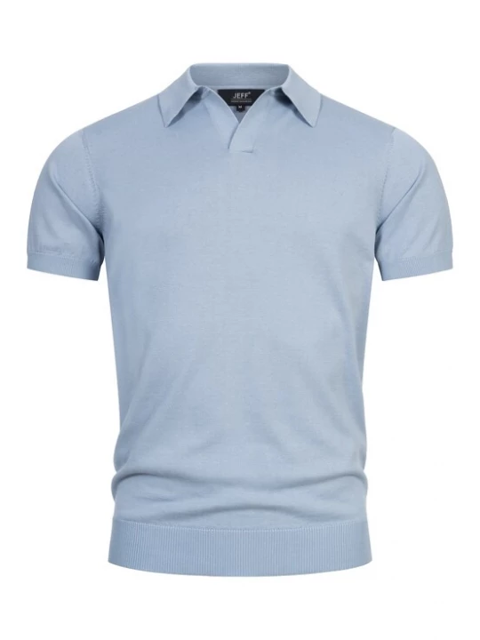 Foto van product JEFF Shirt 'Eliseo' lichtblauw