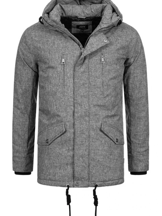 Foto van product JEFF Tussenparka 'Anders' rookgrijs