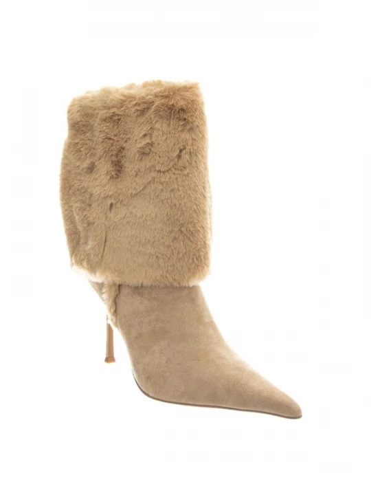 Foto van product Jeffrey Campbell Laarzen 'FENNEC-F Beige Suede' beige