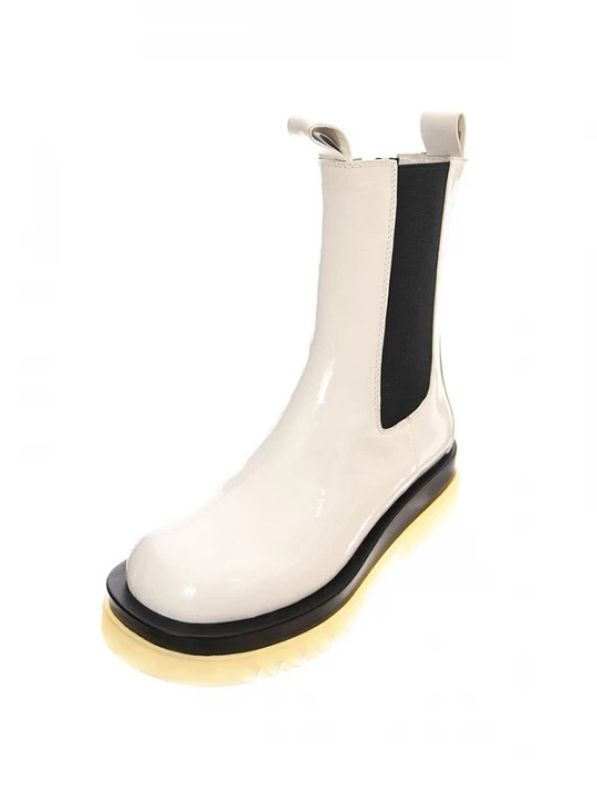 Foto van product Jeffrey Campbell Laarzen 'Tanked-Cb' wit