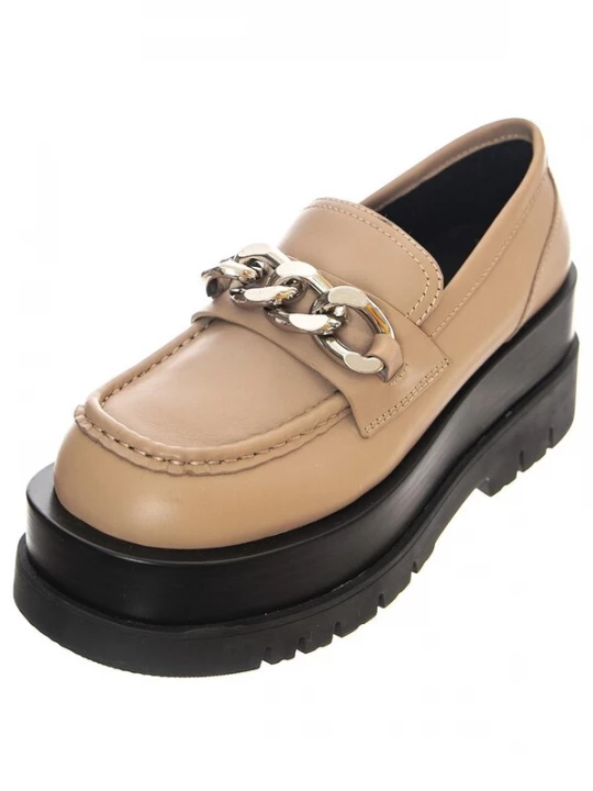 Foto van product Jeffrey Campbell Mocassins 'Recesspl' beige
