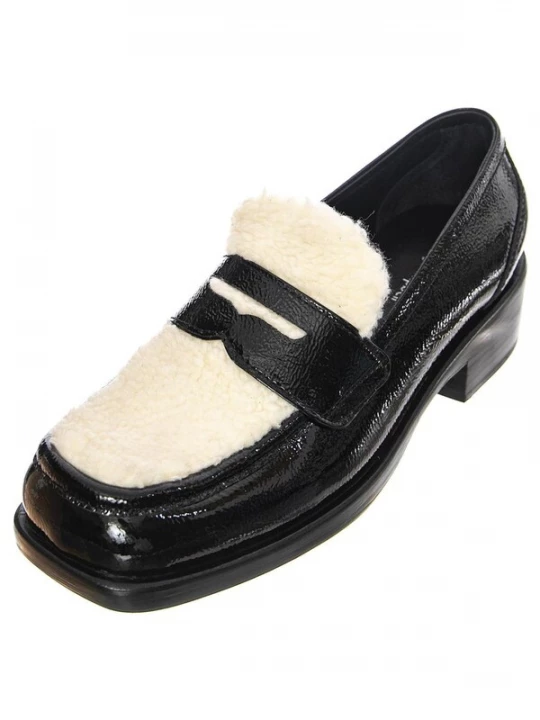 Foto van product Jeffrey Campbell Mocassins 'Sorbonne-F' zwart