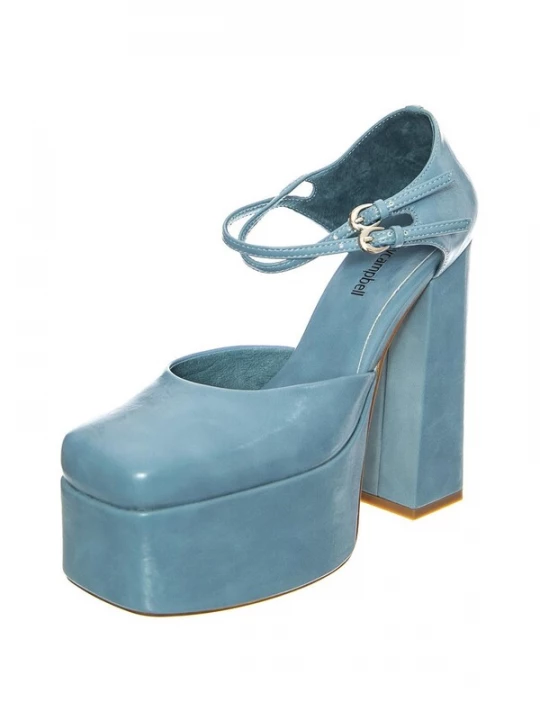 Foto van product Jeffrey Campbell Pumps 'W' Leila Blue Patent Shoes' blauw