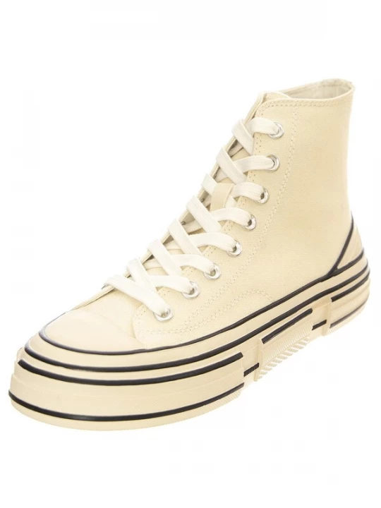 Foto van product Jeffrey Campbell Sportieve veterschoen 'JC Play Endorphin-H Lilac Cream Shoes' wit