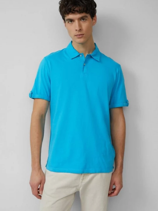 Foto van product Jersey polo met mouwdetail s.Oliver