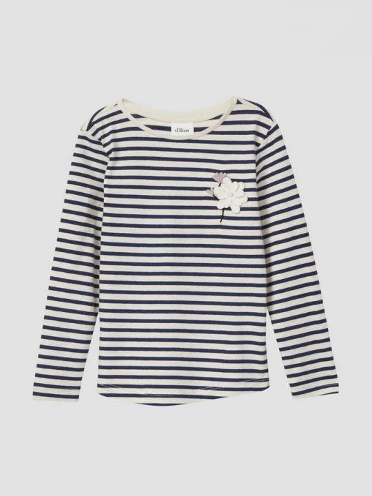Foto van product Jersey shirt met lange mouwen en borduursel s.Oliver