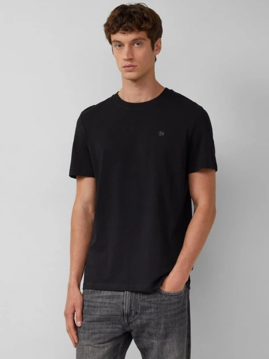 Foto van product Jersey shirt met print aan de voorkant s.Oliver zwart