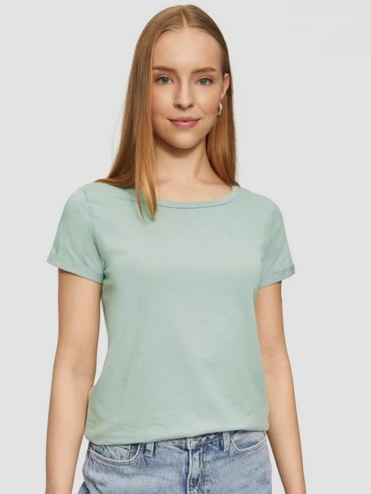 Foto van product Jersey shirt met ronde hals QS