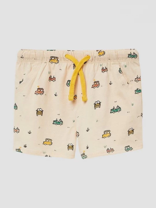 Foto van product Jersey short met print all-over en koord s.Oliver