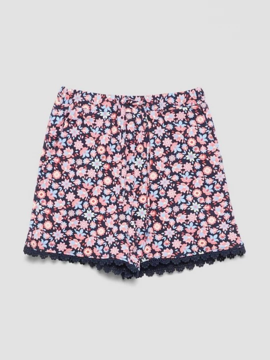 Foto van product Jersey shorts met all-over print en kanten detail s.Oliver