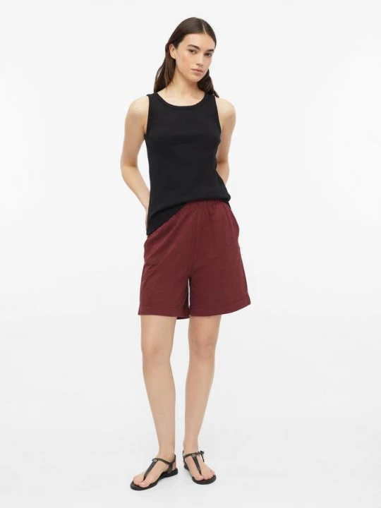 Foto van product Jersey shorts met vlamgarenstructuur s.Oliver rood