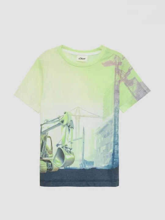 Foto van product Jersey T-shirt met all-over print s.Oliver