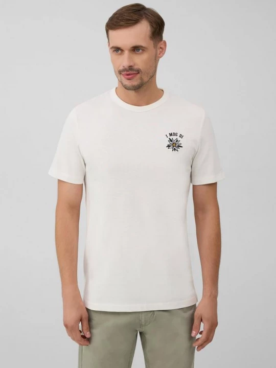 Foto van product Jersey T-shirt met artwork | Volksfest s.Oliver wit