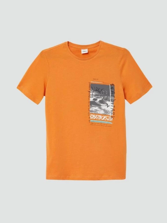 Foto van product Jersey T-shirt met print op de voorkant s.Oliver