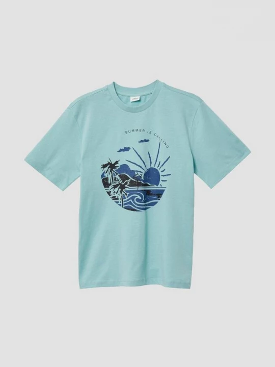 Foto van product Jersey T-shirt met print op de voorkant s.Oliver
