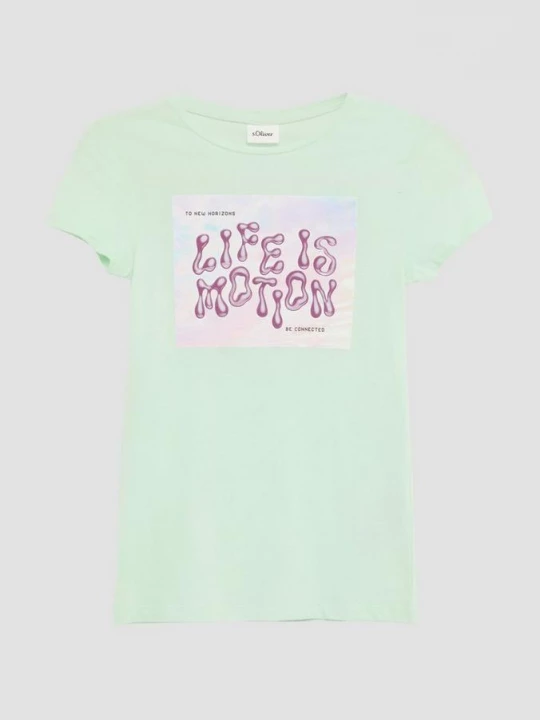 Foto van product Jersey T-shirt met siliconenprint s.Oliver