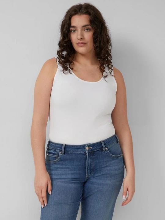 Foto van product Jersey tanktop s.Oliver wit