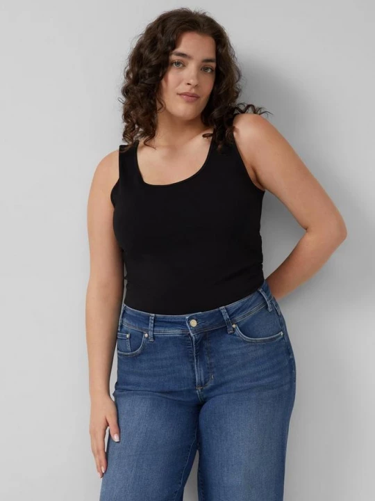 Foto van product Jersey tanktop s.Oliver zwart