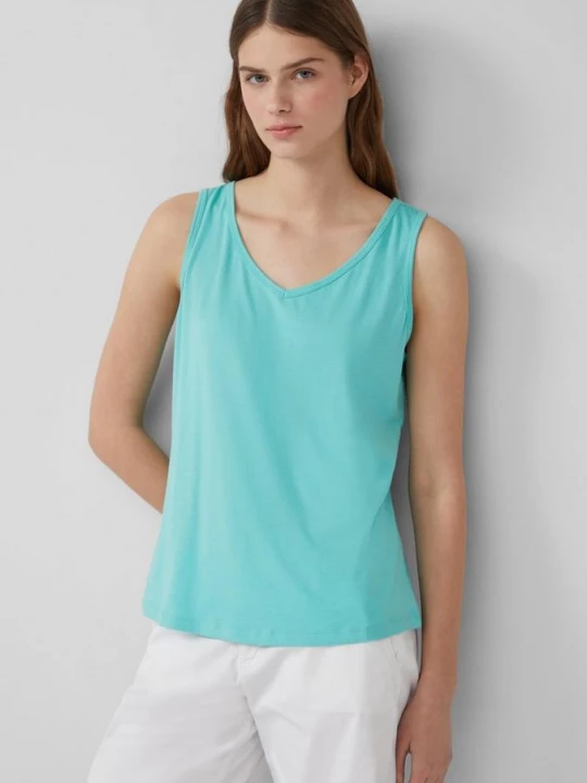 Foto van product Jersey top met uitsnijding en strik s.Oliver