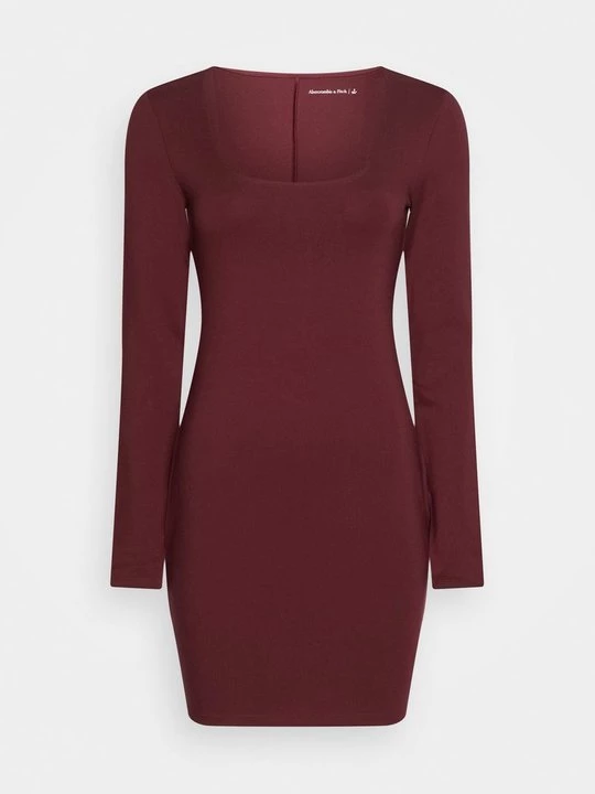 Foto van product Jerseyjurk Abercrombie & Fitch bordeauxrood