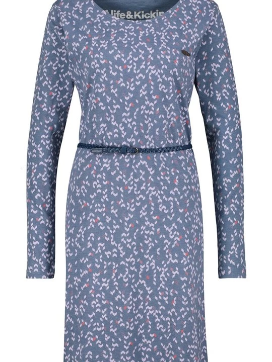Foto van product Jerseyjurk ALIFE & Kickin gemêleerd donkerblauw