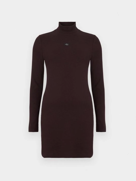 Foto van product Jerseyjurk Calvin Klein Jeans donkerbruin