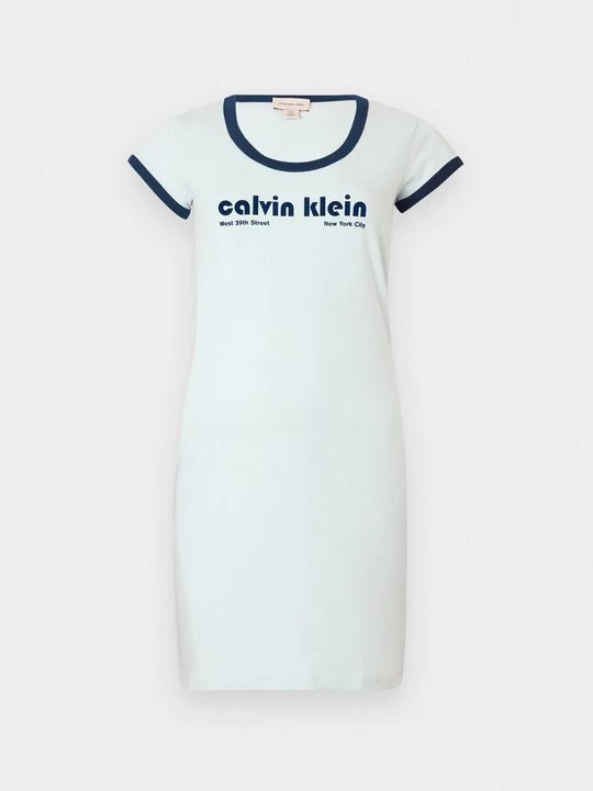 Foto van product Jerseyjurk Calvin Klein Jeans lichtblauw