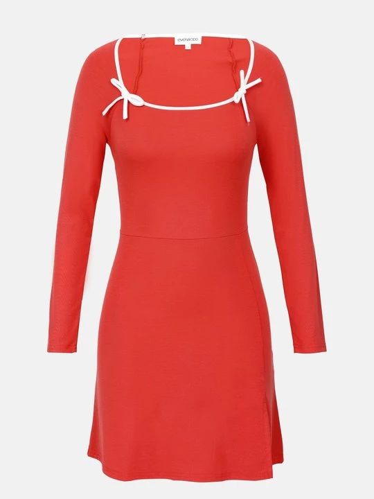 Foto van product Jerseyjurk Even&Odd By Zalando koraalrood