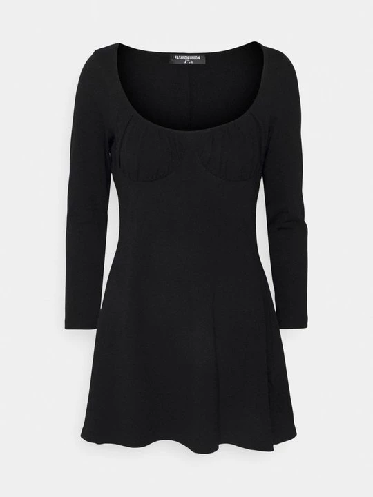 Foto van product Jerseyjurk Fashion Union zwart