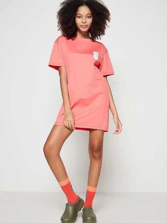 Foto van product Jerseyjurk GCDS koraalrood