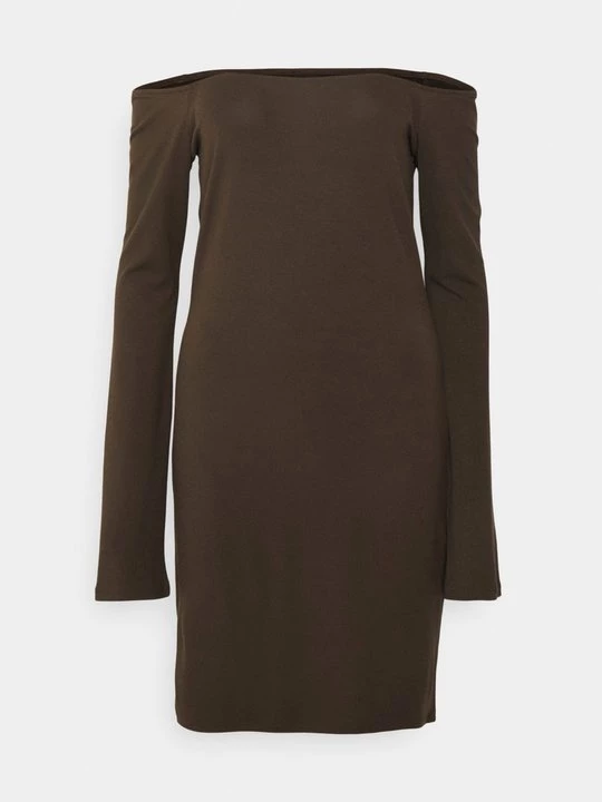 Foto van product Jerseyjurk Gina Tricot bruin