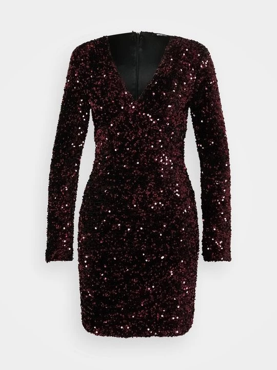 Foto van product Jerseyjurk Gina Tricot donkerrood