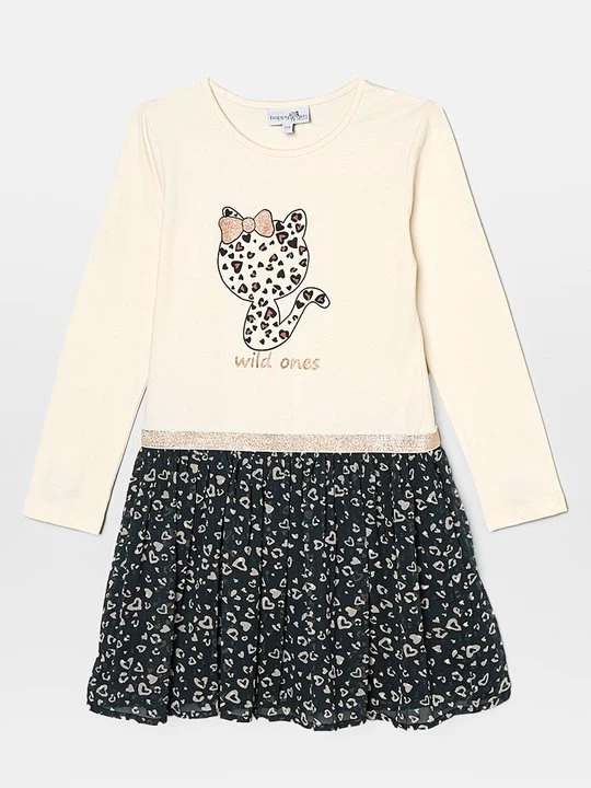Foto van product Jerseyjurk Happy Girls beżowy