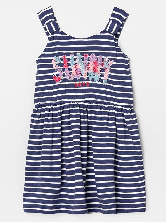 Foto van product Jerseyjurk Happy Girls donkerblauw