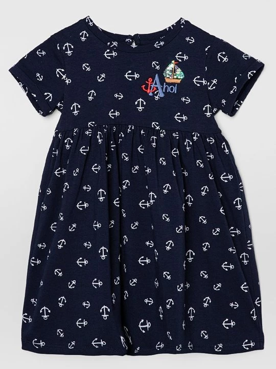Foto van product Jerseyjurk Happy Girls donkerblauw