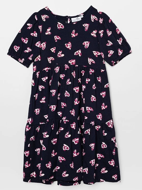 Foto van product Jerseyjurk Happy Girls donkerblauw