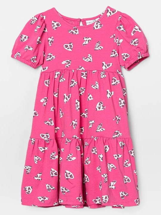 Foto van product Jerseyjurk Happy Girls donkerroze