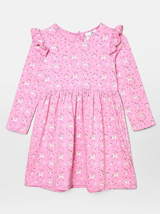 Foto van product Jerseyjurk Happy Girls paars