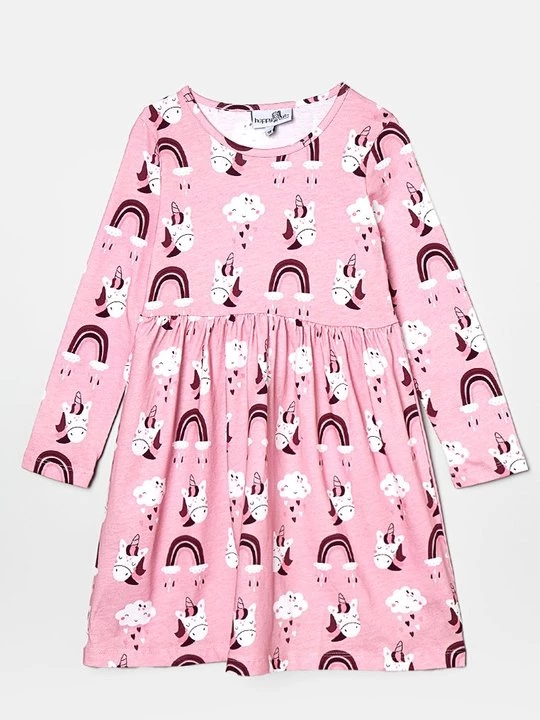 Foto van product Jerseyjurk Happy Girls roze