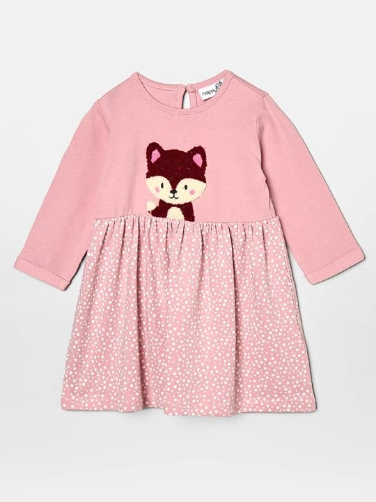 Foto van product Jerseyjurk Happy Girls roze