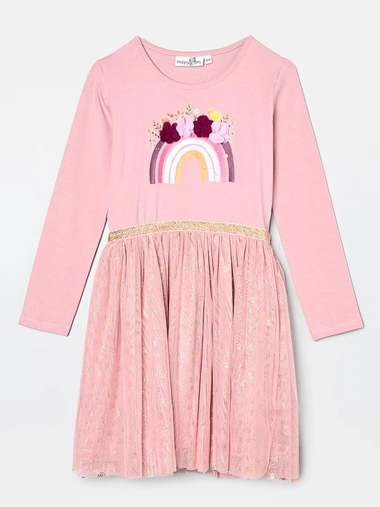 Foto van product Jerseyjurk Happy Girls roze