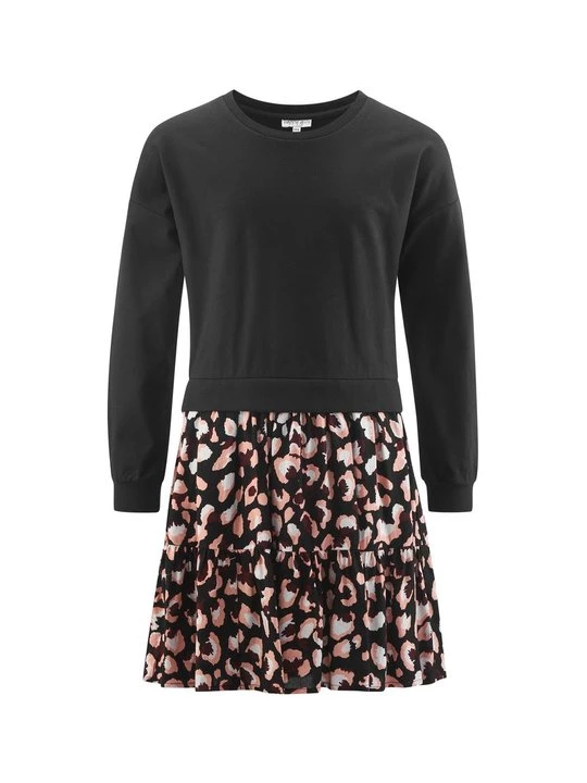 Foto van product Jerseyjurk Happy Girls zwart