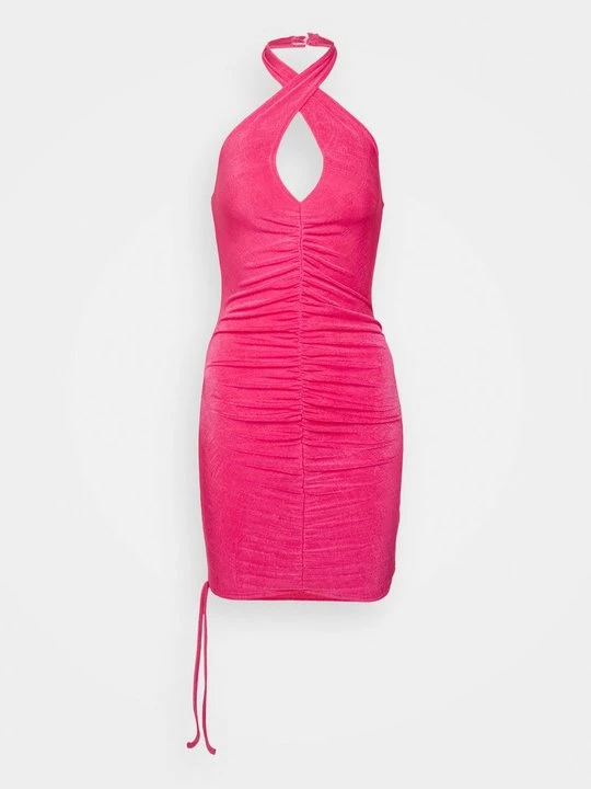 Foto van product Jerseyjurk In The Style donkerroze