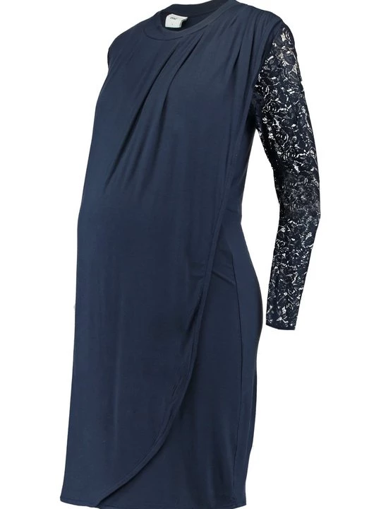 Foto van product Jerseyjurk Mamalicious donkerblauw