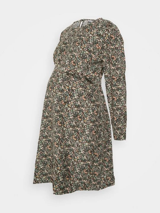 Foto van product Jerseyjurk Mamalicious donkergroen