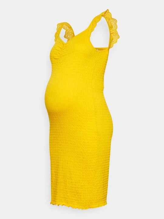 Foto van product Jerseyjurk Mamalicious geel