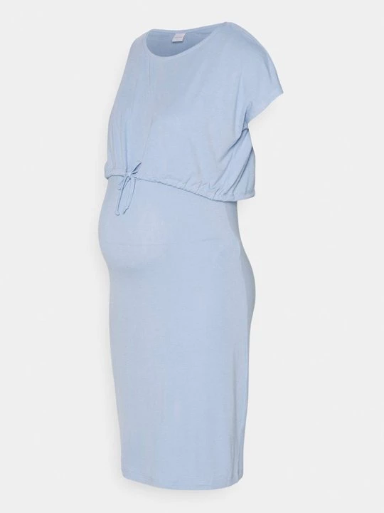 Foto van product Jerseyjurk Mamalicious lichtblauw